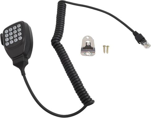 ميكروفون MC-59 لـ Kenwood لـ TM-271A لـ TM-281A لـ TM-471A لـ TM-D710A لـ TM-V71A، ميكروفون راديو هام مانع للضوضاء مع DTMF، قبضة 45 درجة، أزرار جانبية قابلة للبرمجة، لموصل RJ-45 in Kuwait