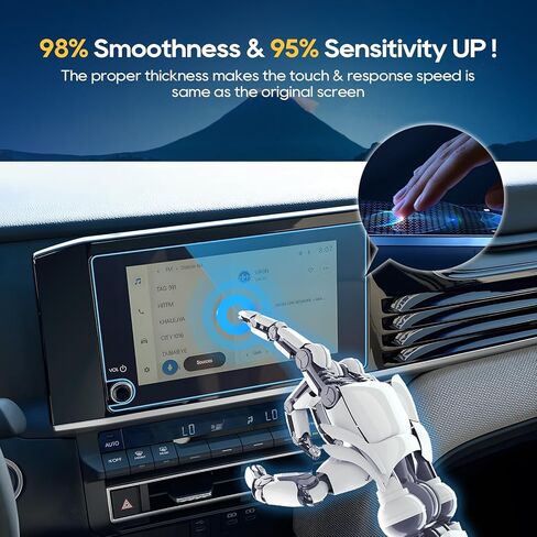 LFOTPP For Camry 2025 2026 Screen Protector - Compatible with 2025 2026 Camry (LE/SE) 8 inch Touchscreen 9H Tempered Glass Infotainment Touch Screen accessories Anti-Fingerprint No More Glare* in Kuwait