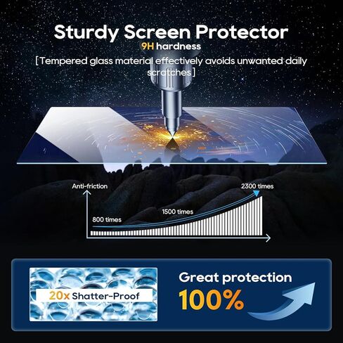 LFOTPP For Camry 2025 2026 Screen Protector - Compatible with 2025 2026 Camry (LE/SE) 8 inch Touchscreen 9H Tempered Glass Infotainment Touch Screen accessories Anti-Fingerprint No More Glare* in Kuwait