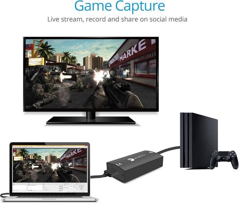 gofanco USB3.0 HDMI Video Capture + 4x1 HDMI Multi Viewer- 1080p in Kuwait
