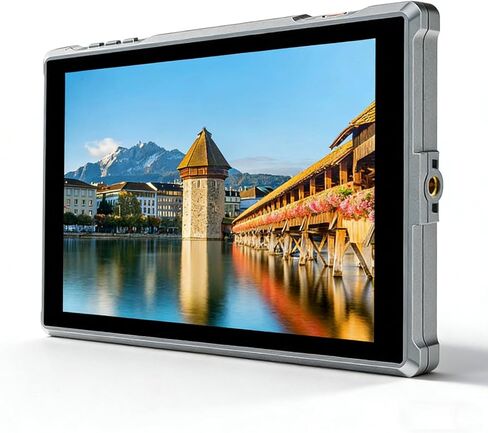 شاشة Dpofirs FW759 PRO 7 بوصة DSLR للكاميرا الميدانية، شاشة لمس بزاوية عرض واسعة للغاية 178 بوصة، مدخل HDMI 4K، فتحات 1/4 بوصة، خفيفة الوزن in Kuwait