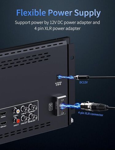 FEELWORLD FRM1001G شاشة مزدوجة 10.1 بوصة 4RU 12G SDI Rackmount مع رسم بياني لناقل الشكل الموجي لون كاذب ثلاثي الأبعاد LUT إيثرنت جهاز التحكم عن بعد لإنتاج OB Van/Studio in Kuwait