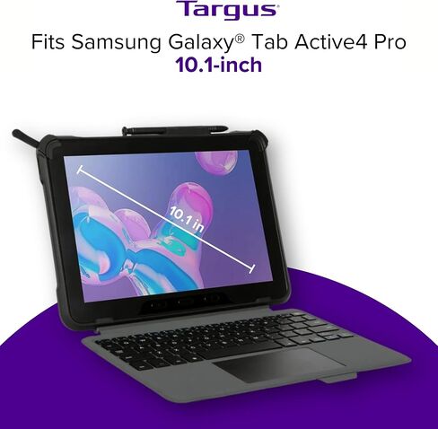 Targus – Field Ready Keyboard Case Compatible with Samsung Galaxy Tab Active4 Pro – (THD933USZ) in Kuwait