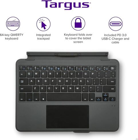 Targus – Field Ready Keyboard Case Compatible with Samsung Galaxy Tab Active4 Pro – (THD933USZ) in Kuwait