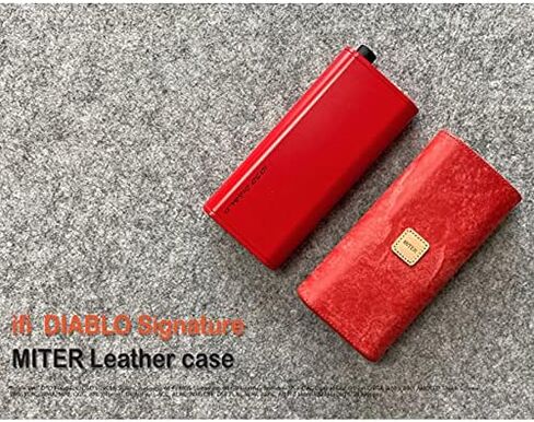 MITER Case for iFi Micro iDSD Diablo/Diablo X, Handmade MITER Artificial PU Leather CASE Cover, Black in Kuwait