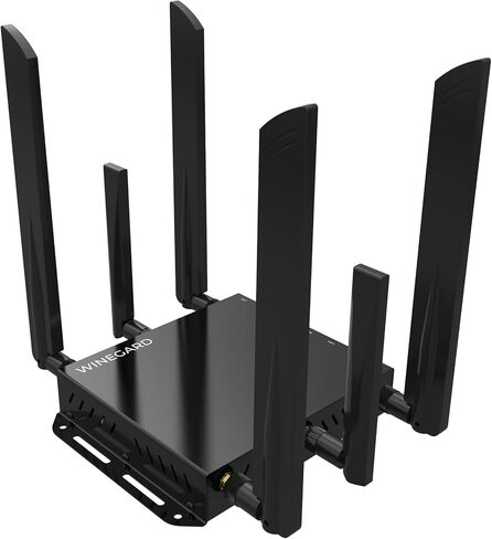 Winegard Basestation 5G BS‑5G01 محور ذكي داخلي 5G - متوافق مع شبكة WiFi إيثرنت Starlink ثنائية النطاق عالية السرعة - اتصال RV متعدد الحاملات - التحكم في مستشعر GPS in Kuwait
