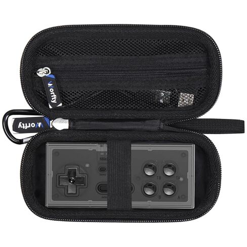 worfty Case for 8Bitdo N30 Wireless Gamepad (N30) - Hard Travel Protective Carrying Storage Bag, Box Only (Black) in Kuwait
