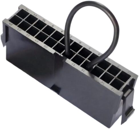 2 حزمة من وصلات إمداد الطاقة ATX ذات 24 سنًا، أداة جسر PSU Starter Bridge لاختبار إمداد الطاقة للكمبيوتر الشخصي، وجهاز التعدين، ونظام تبريد المياه، والمراوح ومحركات الأقراص الصلبة in Kuwait