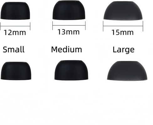Ear Tips for Galaxy Buds 3 FE Eartips Earbud(SM-R420),3Pairs Silicone Replacement Eartips with Dust Shield Compatible with Samsung Galaxy Buds 3 FE (2025) True Wireless Earbuds,Fits Charging Case in Kuwait