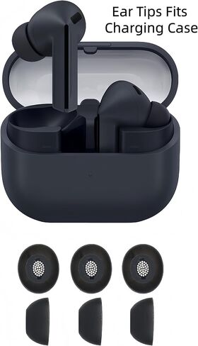 Ear Tips for Galaxy Buds 3 FE Eartips Earbud(SM-R420),3Pairs Silicone Replacement Eartips with Dust Shield Compatible with Samsung Galaxy Buds 3 FE (2025) True Wireless Earbuds,Fits Charging Case in Kuwait