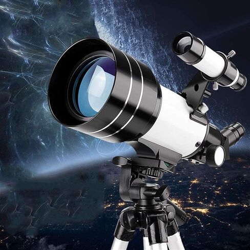 Telescope Telescope Telescopes for Adult 70mm Aperture 300mm Astronomical Refractor Telescope Prism Lens with Phone Mount and Tripod in Kuwait