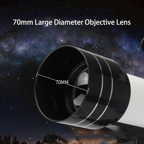 Telescope Telescope Telescopes for Adult 70mm Aperture 300mm Astronomical Refractor Telescope Prism Lens with Phone Mount and Tripod in Kuwait
