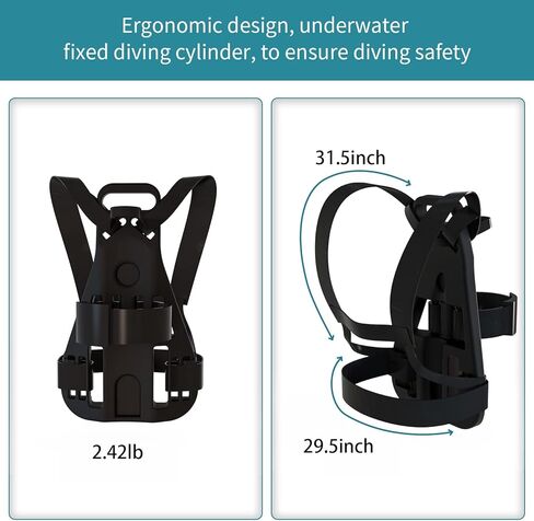 Portable Scuba Tanks,2.3L Scuba Diving Gear,DOT Certified Tanks，Underwater 30-45 Minutes Diving Tank,Bacup Air Tanks in Saudi Arabia