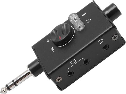 Mobile Phone Sound Converter, 6.35MM Interface PC Sound Card Mixer with Headphone Monitoring and Volume Control, for Live Streaming Karaoke Recording in Kuwait