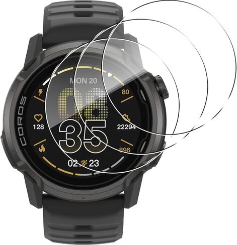 Murmure [واقي شاشة مكون من 3 قطع لجهاز COROS APEX 4 (46 مم)، صلابة 9H [وضوح عالي الدقة] طبقة شاشة زجاجية مقواة مضادة للخدش، سهلة التركيب، خالية من الفقاعات in Kuwait