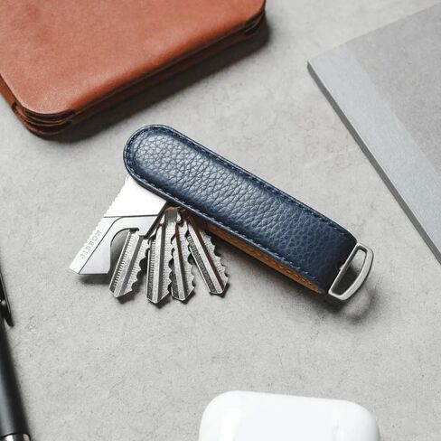 Jibbon Multifunctional EDC Keychain Multitool - Stainless Steel 5-in-1 Key Organiser Tool, Keyring Bottle Opener, Box Cutter - Only 2.5 mm thick for Effortless Portability and Pocket organiser … in Kuwait