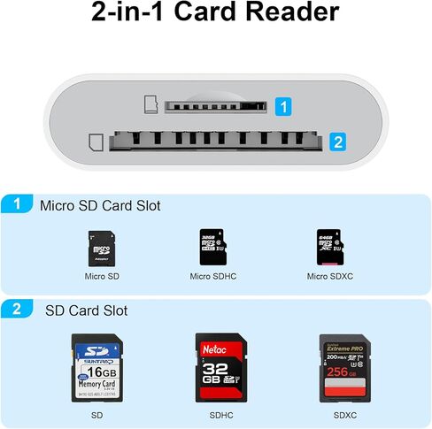 لهاتف Samsung Galaxy S26 S26+ Plus Ultra، محول كاميرا رقمية لقارئ بطاقة SD - USB 3.0 سريع السرعة، SD، فتحة بطاقة مزدوجة Micro SD، نقل بطاقة USB C إلى TF SD لهاتف Samsung S25 S25+ FE S24 S23 S22 S21 in Kuwait
