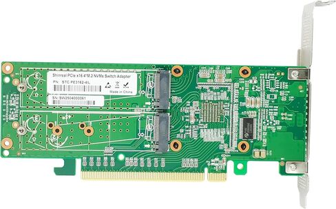 PCIe 3.0 X16 إلى 4X M.2 NVMe SSD محول محول يدعم 2280 SSD-PE3162-4IL لا يتطلب تشعب اللوحة الأم in Kuwait