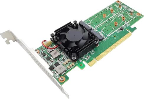 PCIe 3.0 X16 إلى 4X M.2 NVMe SSD محول محول يدعم 2280 SSD-PE3162-4IL لا يتطلب تشعب اللوحة الأم in Kuwait