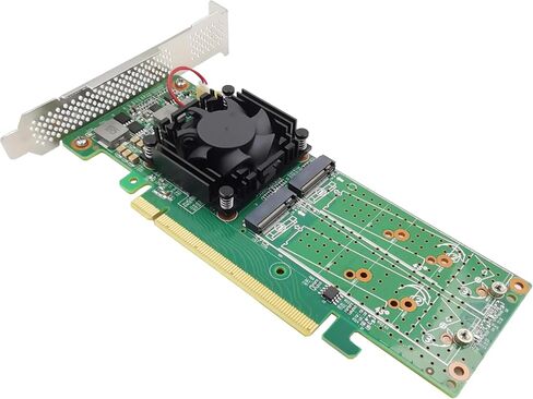 PCIe 3.0 X16 إلى 4X M.2 NVMe SSD محول محول يدعم 2280 SSD-PE3162-4IL لا يتطلب تشعب اللوحة الأم in Kuwait