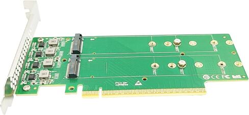 محول PCIe 5.0 X16 إلى 4 منافذ M.2 NVMe G5 SSD - XIC PE5162-4IL in Kuwait