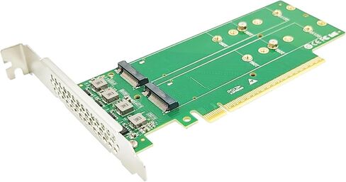 محول PCIe 5.0 X16 إلى 4 منافذ M.2 NVMe G5 SSD - XIC PE5162-4IL in Kuwait