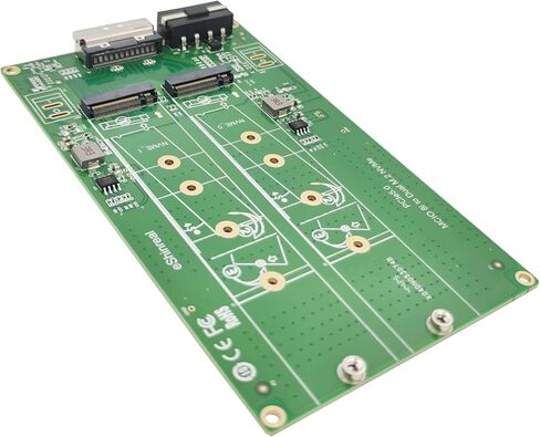 محول MCIO X8 إلى 2 M.2 Gen5 NVMe SSD PCIe5.0 in Kuwait