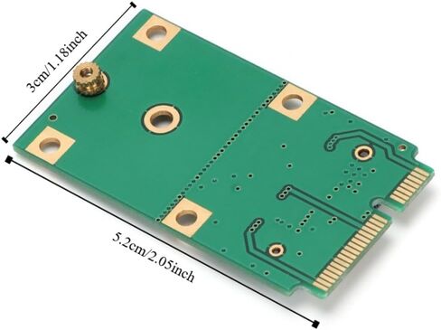 محول بطاقة المحول لـ M.2 NGFF إلى mSATA SSD - لـ 2230/2242 SSD، لوحة PCB مع فتحات تثبيت لترقيات الكمبيوتر المحمول وسطح المكتب in Kuwait