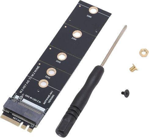 محول M2 Key A E إلى M2 NVME، محول NGFF Key A E إلى M مع مؤشر LED، لبطاقة لاسلكية 7260 8260 9260 وSSD 2230 2242 2260 2280 in Kuwait