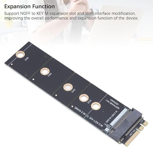 محول M2 Key A E إلى M2 NVME، محول NGFF Key A E إلى M مع مؤشر LED، لبطاقة لاسلكية 7260 8260 9260 وSSD 2230 2242 2260 2280 in Kuwait