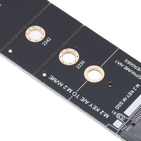 محول M2 Key A E إلى M2 NVME، محول NGFF Key A E إلى M مع مؤشر LED، لبطاقة لاسلكية 7260 8260 9260 وSSD 2230 2242 2260 2280 in Kuwait