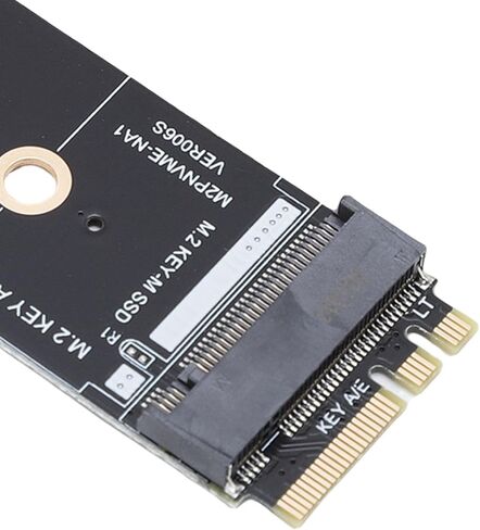 محول M2 Key A E إلى M2 NVME، محول NGFF Key A E إلى M مع مؤشر LED، لبطاقة لاسلكية 7260 8260 9260 وSSD 2230 2242 2260 2280 in Kuwait