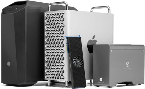 بطاقة محول OWC Accelsior SE تسع فتحات NVMe M.2 SSD إلى PCIe 3.0 لجهاز Mac Pro (أواخر 2019 - الحالي)، أبراج الكمبيوتر وهيكل توسيع Thunderbolt PCIe in Kuwait