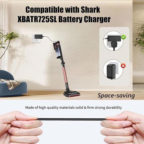 شاحن بطارية 32 فولت لبطارية Shark XBATR725SL 25.2 فولت، بديل لبطارية Shark XBATR725SL سلك شحن مزود الطاقة in Kuwait
