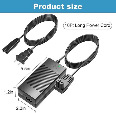 26V Charger for Seauto Crab CR and Zyerch SAT30 Robotic Pool Cleaner Compatible with 21.6V Battery Pool Cleaner Power Adapter Cord in Kuwait