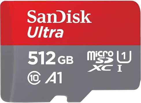 بطاقة ذاكرة SanDisk Ultra 512GB UHS-I microSDXC مع محول SD in Kuwait