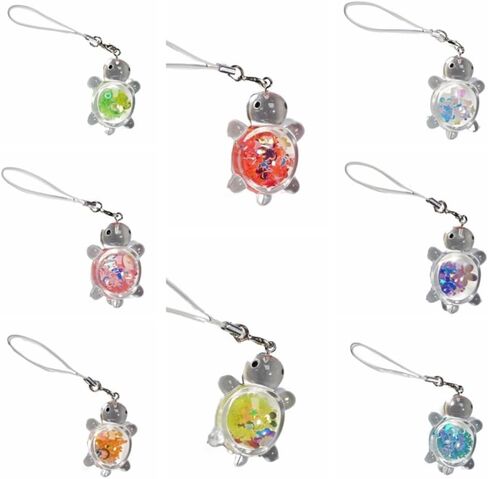 Keychain Pendant Cartoon Cord Hanging Little Turtle Phone Strap Accessories Charm Mobile(style 6) in Kuwait