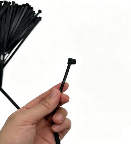 16 Inch Heavy Duty Black Zip Ties 100 Pack, 200 LBS Tensile Strength, 0.54" Width, Self-Locking Large Cable Ties, for Indoor Outdoor in Kuwait