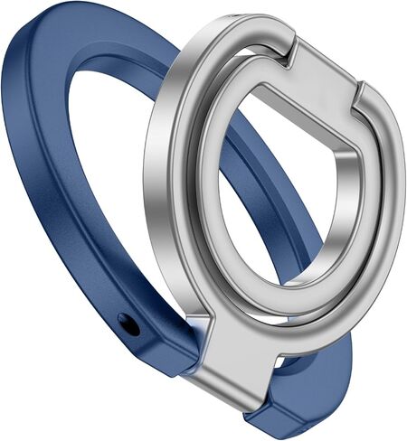 حامل حلقي للهاتف من MagSafe بمقبض مغناطيسي مزدوج الجوانب ومسند وحلقة مغناطيسية لهاتف Samsung S26 Ultra S26 S25 FE S24 Ultra iPhone 17e/17/16/15/14/13/12 Pro Max Google Pixel 10a 10 9 8 in Kuwait