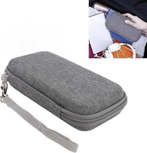 Travel Hard Case Compatible With Mag - Safe Battery Pack Travel Hard Eva Case Extra Mesh Pocket Fits Power Adapte Ios in Kuwait
