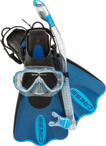 Cressi Palau SAF Set, blue, L/XL in Saudi Arabia