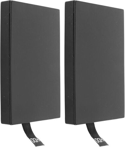 Xbox 360 Slim HDD Enclosure, Premium Plastic Material Durable Protection, Console Storage Case Replacement, Supports 20GB to 500GB Ultra Slim Hard Drives for Gamers Home Users RETR in Kuwait