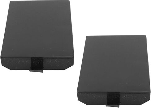 Xbox 360 Slim HDD Enclosure, Premium Plastic Material Durable Protection, Console Storage Case Replacement, Supports 20GB to 500GB Ultra Slim Hard Drives for Gamers Home Users RETR in Kuwait