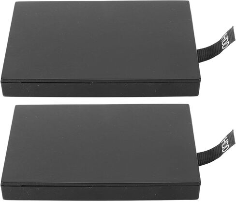 Xbox 360 Slim HDD Enclosure, Premium Plastic Material Durable Protection, Console Storage Case Replacement, Supports 20GB to 500GB Ultra Slim Hard Drives for Gamers Home Users RETR in Kuwait