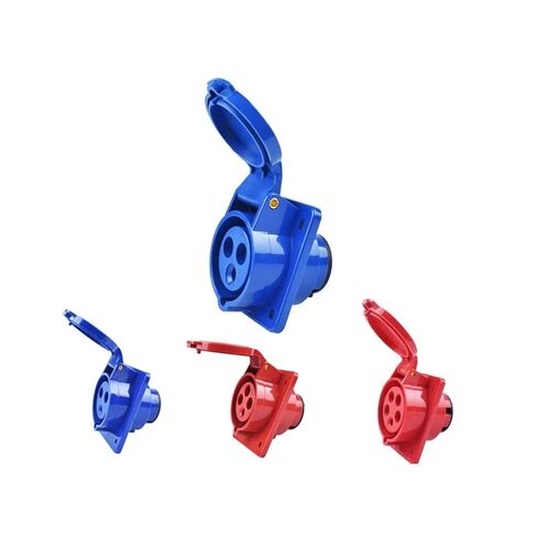 IP44 16A / 32A التوصيل الصناعي والمقبس موصل مقاوم للماء 3PIN 4PIN 5PIN توصيل كهربائي على الحائط (مقبس إمالة داخلي، 32A، 5P) in Kuwait