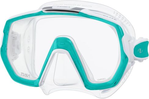 TUSA M-1003 Freedom Elite Scuba Diving Mask, Black/Rose Pink in Kuwait