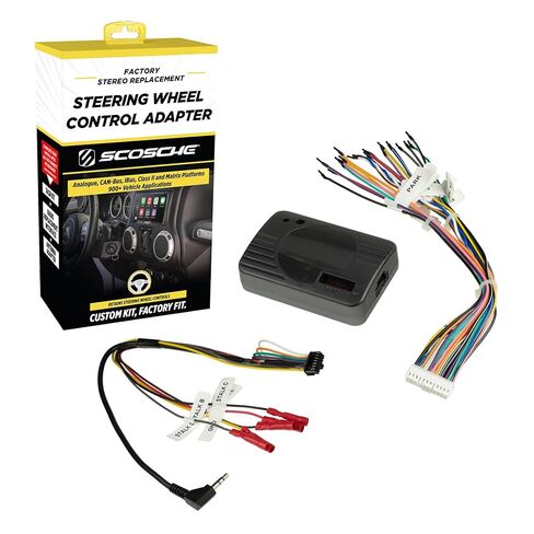 Scosche LUSWC Link+ Universal Steering Wheel Control Interface with 900+ Vehicle Applications - Analogue, CAN-Bus, iBus, Class II and Matrix Platforms in Kuwait