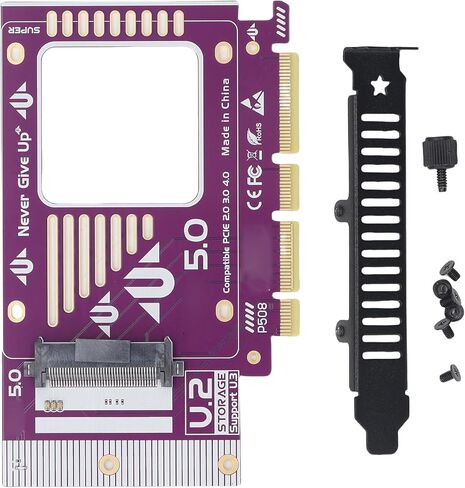 محول Diyeeni PCIe5.0 إلى U.2 U.3 PCIe x16 إلى .2 .3 محول M. PCIe NVMe .2 محول مع سرعة نقل لترقية محرك SSD NVMe in Kuwait