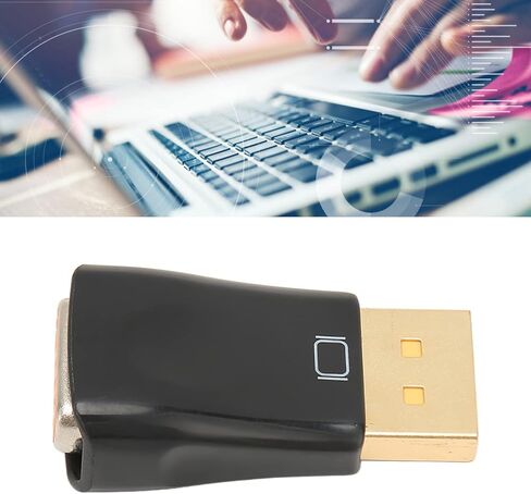 محول DisplayPort إلى VGA، 1920x1080 60 هرتز ذكر إلى موصل أنثى VGA لشاشة الكمبيوتر، وجهاز العرض، والتلفزيون عالي الدقة in Kuwait