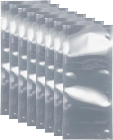 Generic حقيبة حماية مضادة للكهرباء الساكنة، حقيبة مسطحة مفتوحة من الأعلى مضادة للكهرباء الساكنة للأجهزة الإلكترونية، 3 × 6 بوصة (70 × 160 مم)، 100 قطعة in Kuwait